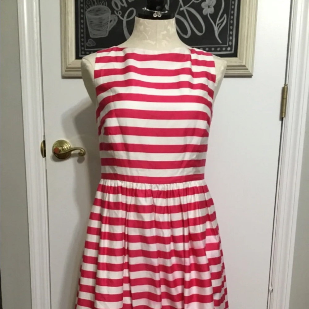 Lilly Pulitzer Pink & White Fit & Flare Dress
